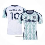 New England Revolution Player Carles Gil Away Shirt 2025