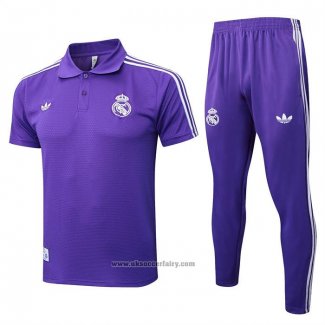 Polo Set del Real Madrid 2025-2026 Purple