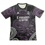 Real Madrid Dragon Shirt 2024-2025 Black Purpura