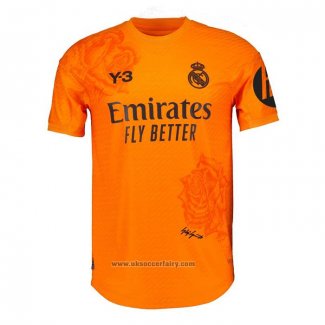 Real Madrid Y-3 Goalkeeper Shirt 2024 Orange