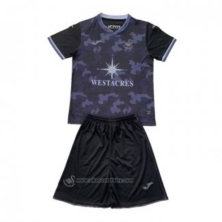 Swansea City Away Shirt Kids 2024-2025