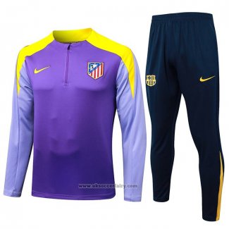 Sweatshirt Tracksuit Atletico Madrid 2025-2026 Purple