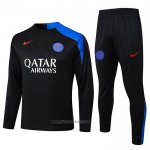 Sweatshirt Tracksuit Paris Saint-Germain Kids 2025-2026 Black