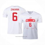 Switzerland Player Zakaria Away Shirt 2022