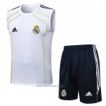 Tracksuit Real Madrid Without Sleeves 2025-2026 White Green