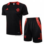 Tracksuit SC Internacional Short Sleeve 2024-2025 Black - Shorts