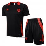 Tracksuit SC Internacional Short Sleeve 2024-2025 Black - Shorts