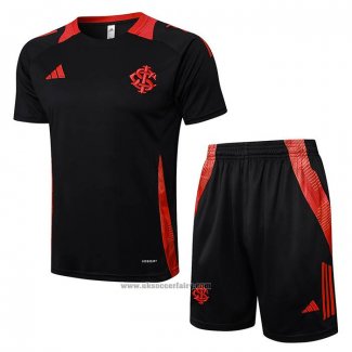 Tracksuit SC Internacional Short Sleeve 2024-2025 Black - Shorts