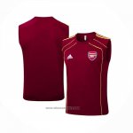 Training Shirt Roma Without Sleeves 2025-2026 Red