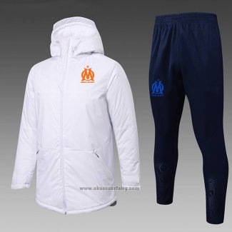 Winter Tracksuit Olympique Marseille 2025-2026 White Orange