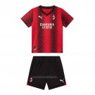 Ac Milan Home Shirt Kids 2023-2024