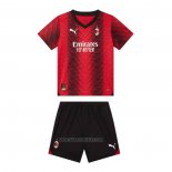 Ac Milan Home Shirt Kids 2023-2024