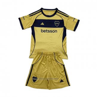 Boca Juniors Away Shirt Kids 2025