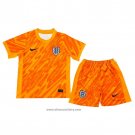 England Goalkeeper Shirt Kids 2024 Orange