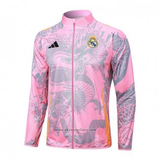 Jacket Real Madrid Dragon 2024-2025 Rosa