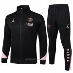 Jacket Tracksuit Paris Saint-Germain Jordan Kids 2024-2025 Black