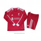 Liverpool Home Shirt Long Sleeve Kids 2025-2026
