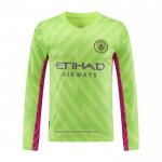Manchester City Goalkeeper Shirt Long Sleeve 2023-2024 Green