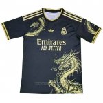 Real Madrid Dragon 2024-2025 Shirt Black Gold