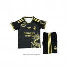 Real Madrid Dragon Shirt Kids 2025 Black