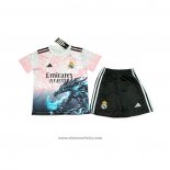 Real Madrid Dragon Shirt Kids 2025-2026 Pink