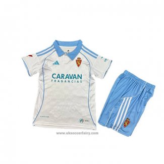 Real Zaragoza Home Shirt Kids 2025-2026
