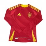 Spain Home Shirt Long Sleeve 2024