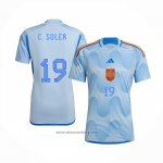 Spain Player C.soler Away Shirt 2022