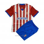 Sporting Gijon Home Shirt Kids 2022-2023