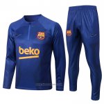 Sweatshirt Tracksuit Barcelona 2022-2023 Blue