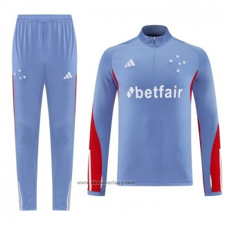 Sweatshirt Tracksuit Cruzeiro Kid 2025-2026 Blue