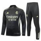 Sweatshirt Tracksuit Real Madrid 2025-2026 Grey Green
