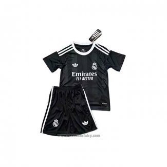Tgoldnto Third Goalkeeper Shirt Kids 2025-2026 Black