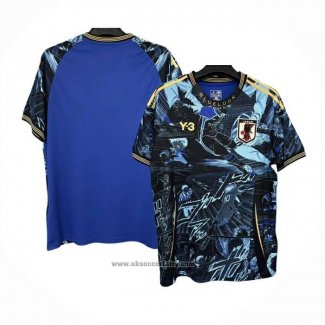 Thailand Japan Y-3 Anime Shirt 2025-2026 Blue