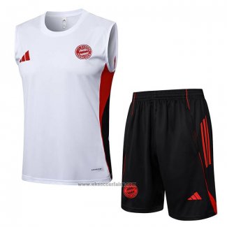 Tracksuit Bayern Munich Without Sleeves 2025-2026 White