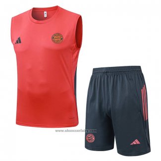 Tracksuit Bayern Munich Without Sleeves 2025-2026 Orange
