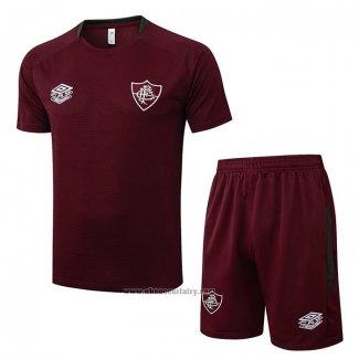 Tracksuit Fluminense Short Sleeve 2025-2026 Red - Shorts