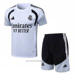 Tracksuit Real Madrid Short Sleeve 2025-2026 White - Shorts