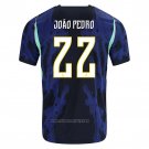 Brazil Player Joao Pedro Away Shirt 2026