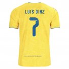 Colombia Player Luis Diaz Home Shirt 2026