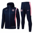 Hooded Tracksuit Barcelona 2025-2026 Black Pink