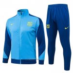Jacket Tracksuit Barcelona Kids 2025-2026 Blue