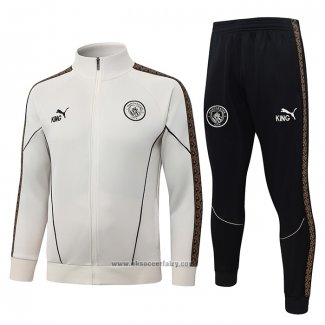 Jacket Tracksuit Manchester City Kids 2026-2027 Crema