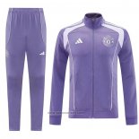 Jacket Tracksuit Manchester United 2025-2026 Purple