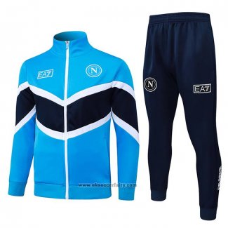 Jacket Tracksuit Napoli 2025-2026 Blue Black