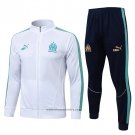 Jacket Tracksuit Olympique Marseille Kids 2025-2026 White