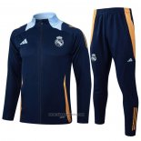 Jacket Tracksuit Real Madrid Kids 2024-2025 Dark Blue