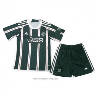 Manchester United Away Shirt Kids 2023-2024