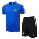 Polo Set del Manchester United 2025-2026 Blue