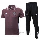 Polo Set del Manchester United 2025-2026 Brown
